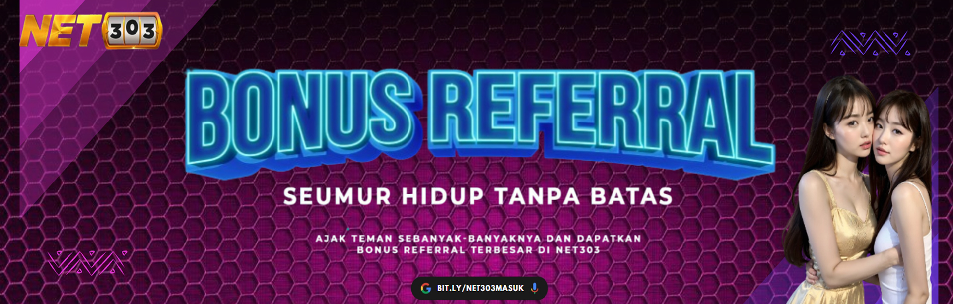 BONUS REFERRAL TERBESAR SEUMUR HIDUP TANPA BATAS !