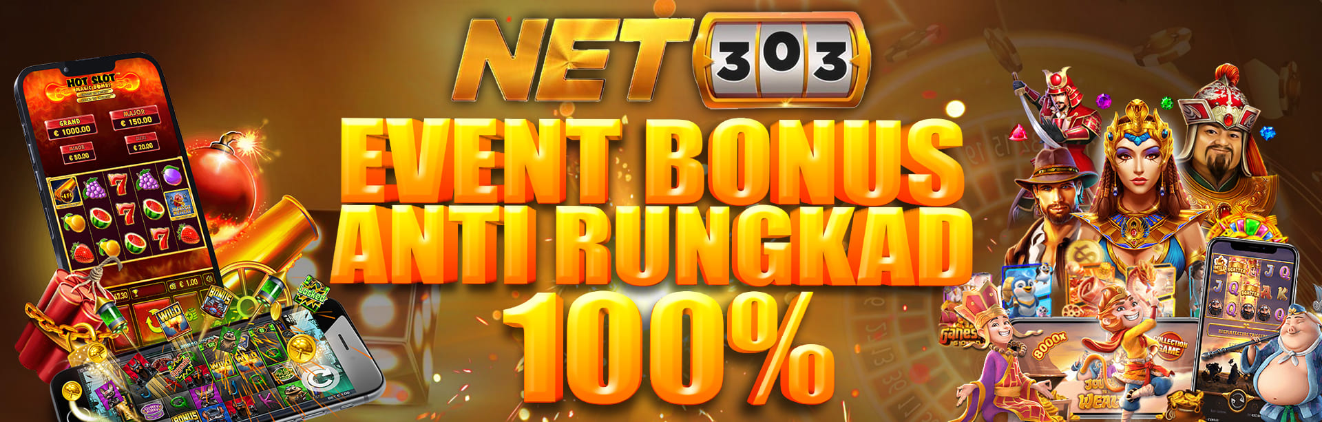 BONUS ANTI RUNGKAD 100%