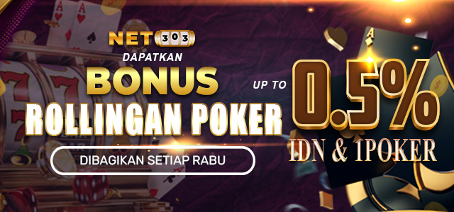 BONUS COMMISION / ROLINGAN POKER IDN & 1POKER 0.5% DIBAGIKAN SETIAP HARI RABU. S&K BERLAKU.	