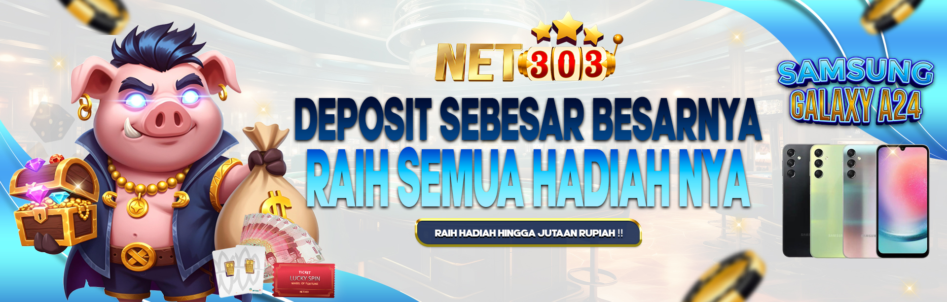 DEPOSIT SEBESAR-BESARNYA & RAIH SEMUA HADIAHNYA!