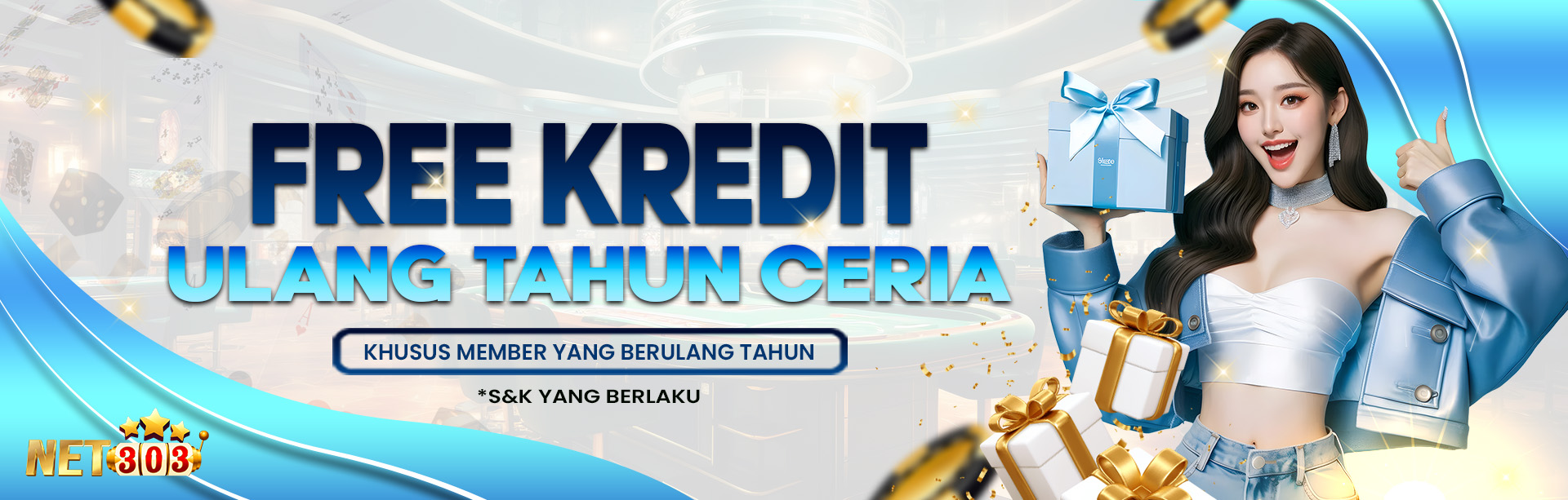 KREDIT GRATIS UNTUK HADIAH ULANG TAHUN