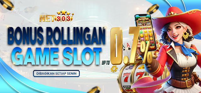 BONUS COMMISION / ROLINGAN SLOT UP TO 0,7% DIBAGIKAN SETIAP HARI SENIN. S&K BERLAKU.	